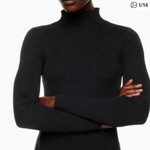 Babaton Turtleneck Black Sweater